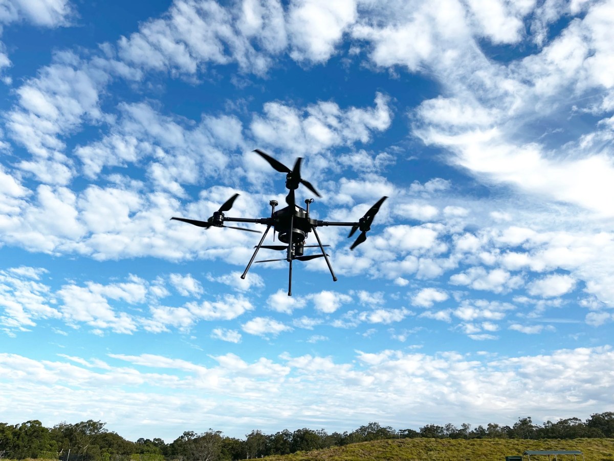 Picture of Innoflight International's Heavy Lift ScanLift X8 UAV after 300+ hours of flying.