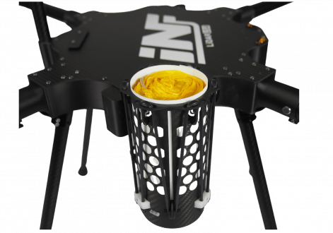 Picture of Innoflight International UAV parachute system.