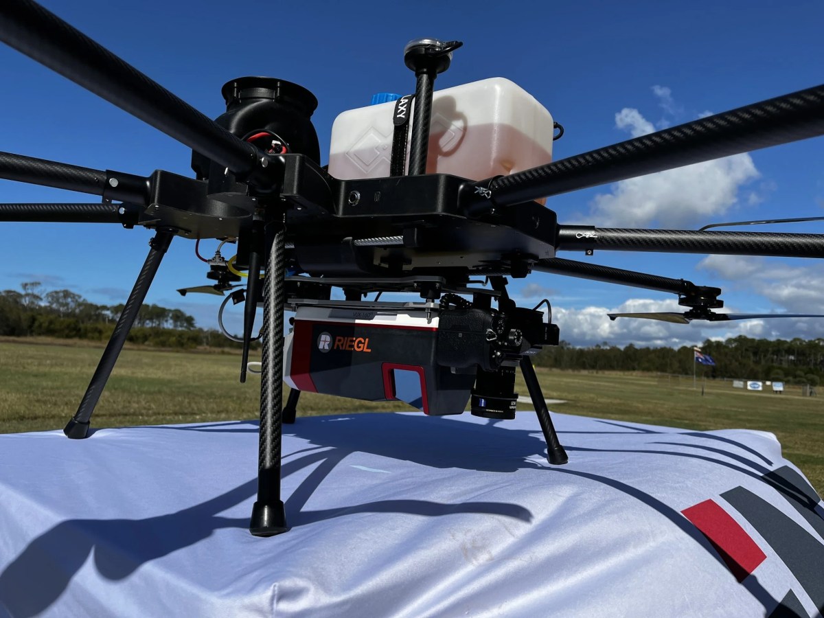 RIEGL VUX-160 LiDAR installed on ScanLift Orbit